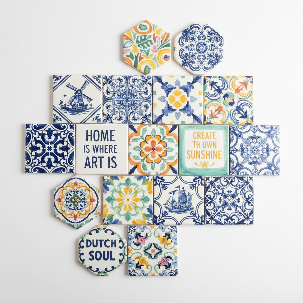 Bedrukte Tegeltjes