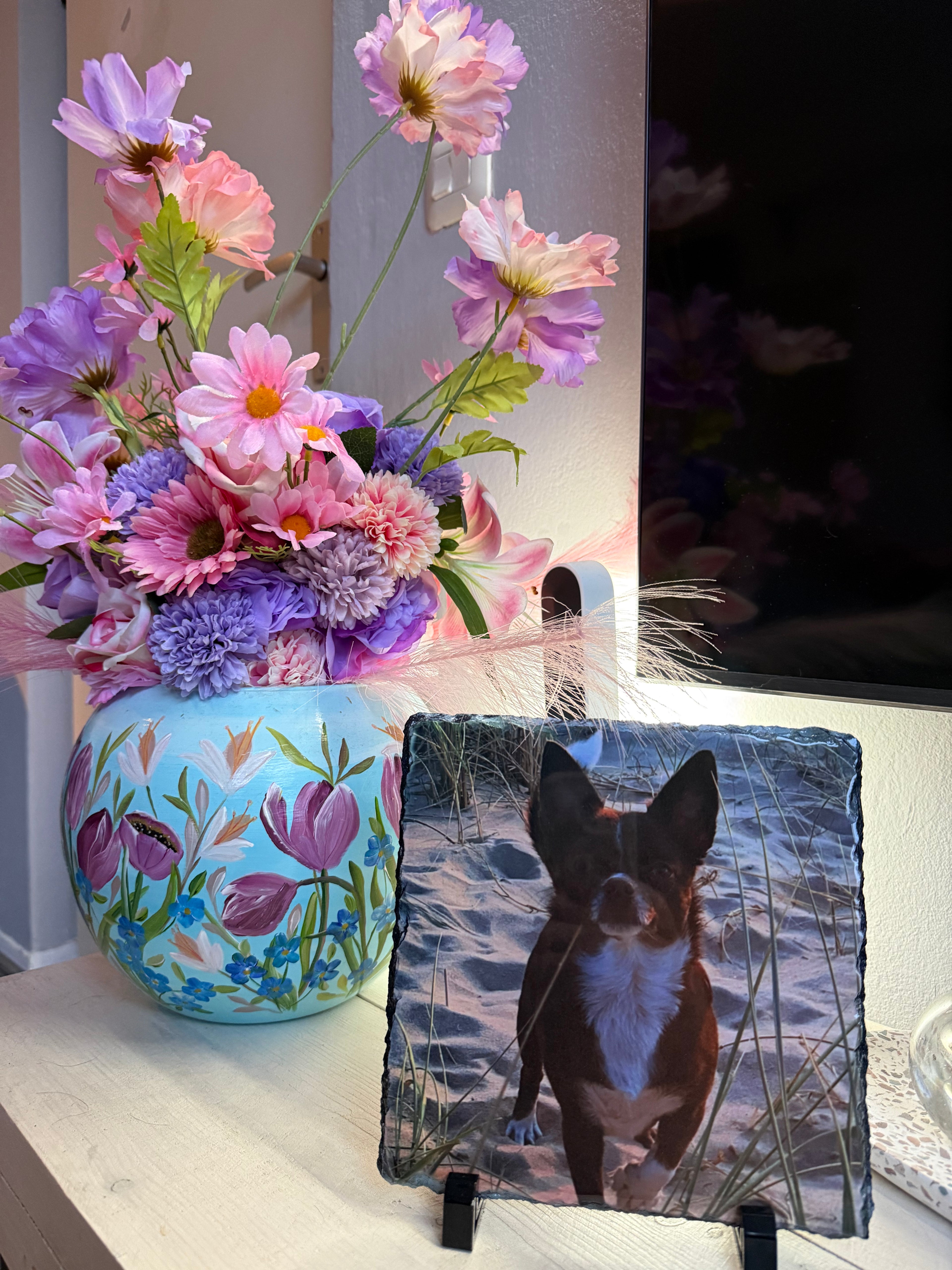 Gepersonaliseerde Leisteen Tegel - Eigen Opdruk