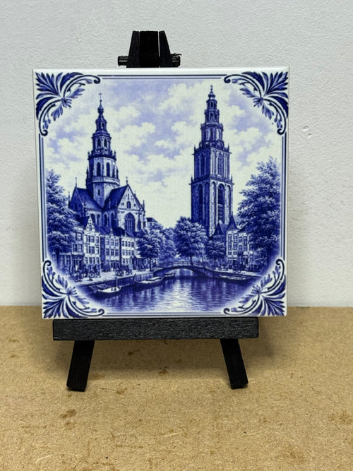 Gepersonaliseerde Delftsblauwe Tegel | Uniek Handgemaakt Cadeau