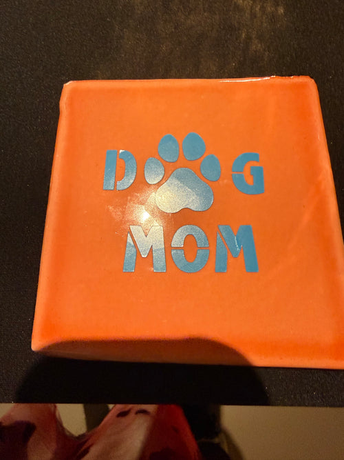 Dog Mom - Decoratief Tegeltje